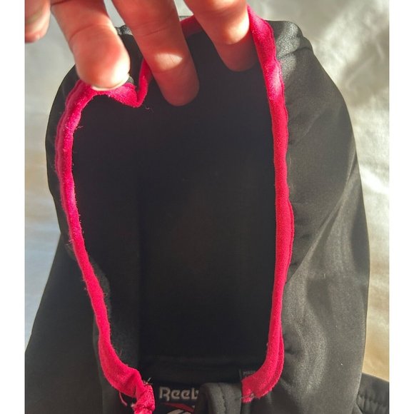 REEBOK Girls Black with Fuchsia Pink Ski Snow Jacket Hooded Zip Size 4T - Picture 6 of 8